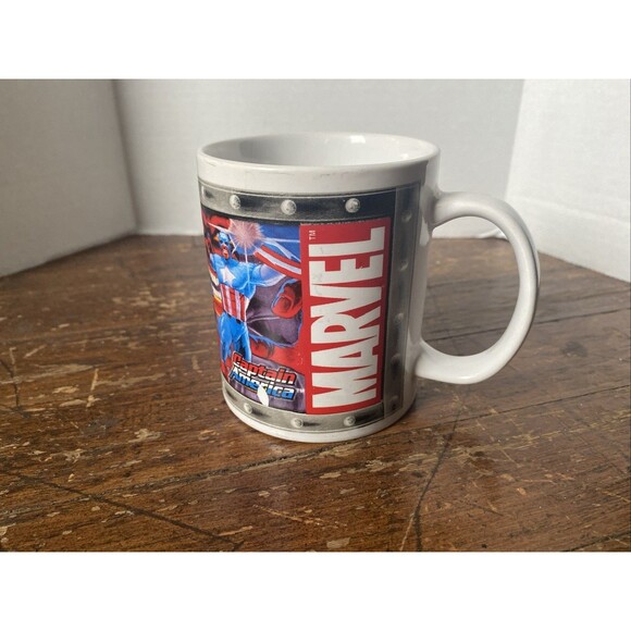 2003 Marvel Captain America Coffee Mug - Picture 1 of 6